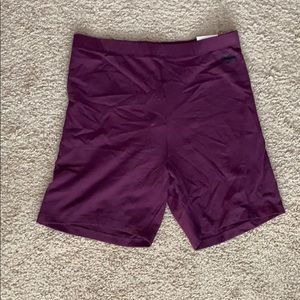 Victoria’s Secret PINK maroon bike shorts
